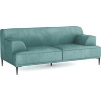 Диван Олмеко Бергамо 2-х местный (велюр, барни минт)