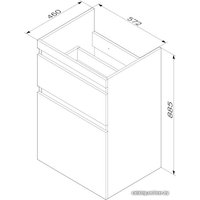  AM.PM Тумба под умывальник X-Joy M85AFSX0602WG