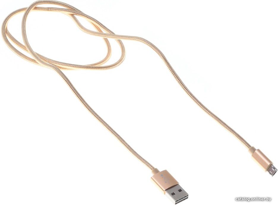 Кабель Buro USB Am micro USB B m 1м (золотистый)