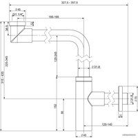 Сифон Wellsee Drainage System 182125000 (матовый черный)