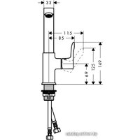 Смеситель Hansgrohe Metris 31087000