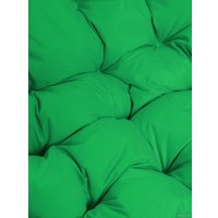 Подвесное кресло M-Group Для двоих 11450104 (белый ротанг/зеленая подушка)