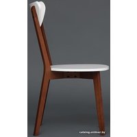 Стул TetChair Maxi жесткое сиденье (белый/бук коричневый)