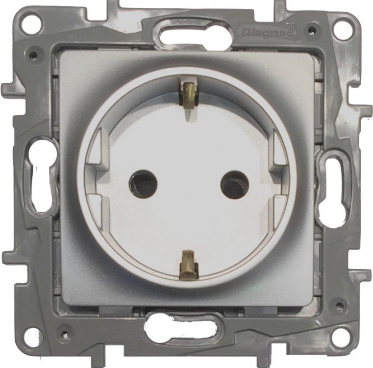 

Розетка Legrand Etika 672421 (алюминий)