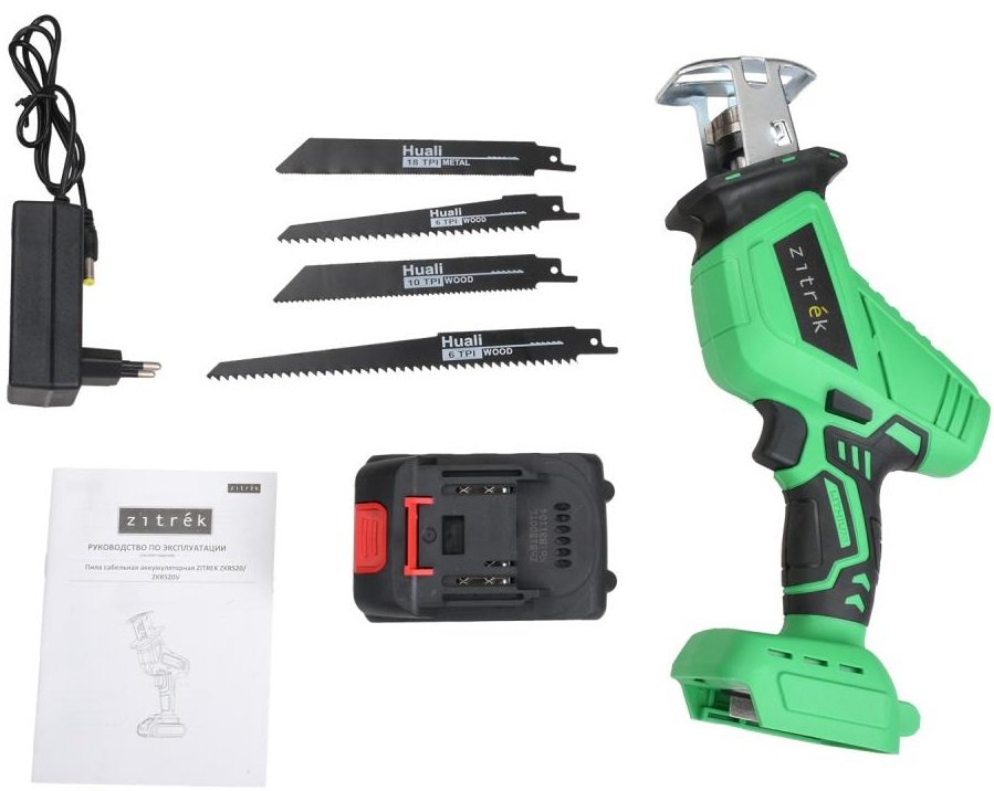 

Сабельная пила Zitrek ZKHS20 084-1073 (с 2-мя АКБ, кейс)