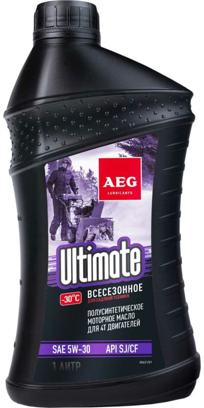 

Моторное масло AEG Lubricants Ultimate SAE 5W-30 API SJ/CF 4Т п/с 1л