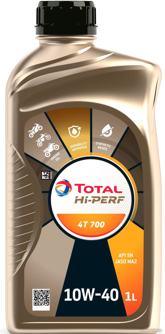 Моторное масло Total Hi-Perf 4T 700 10W-40 1л