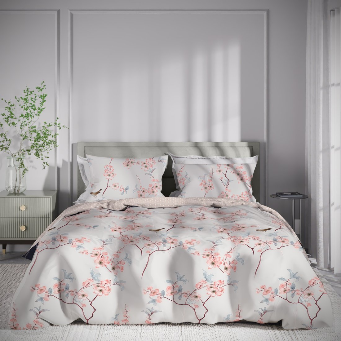 

Евро комплект постельного белья Василиса Delight Евро 70x70 20223/1