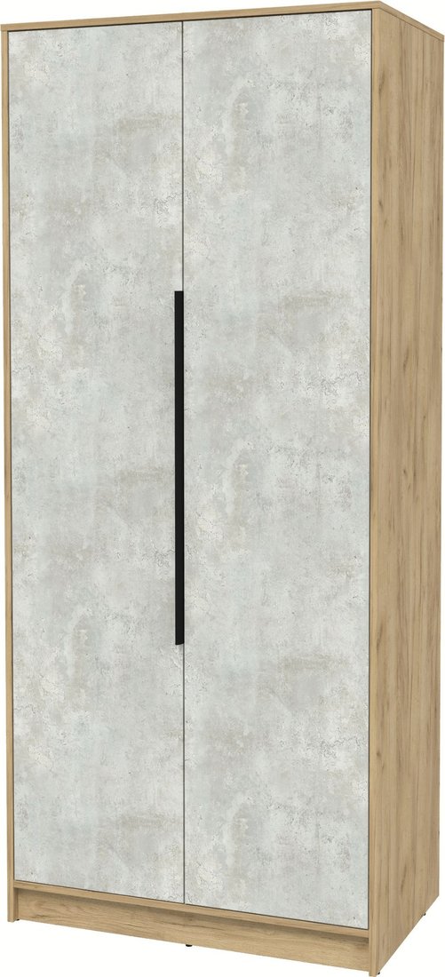 

Шкаф распашной Интерлиния Концепт КТ-Ш2 (бетон лайт/дуб золотой)