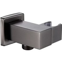 Держатель душевой лейки с подключением Grocenberg GB188 (графит)