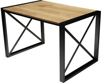 Buro7 Лофт 110 (классика, дуб натуральный/черный)