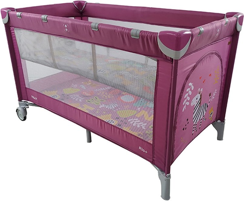 

Манеж-кровать Baby Tilly Rio Plus T-1021 (фиолетовый)
