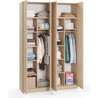 Шкаф распашной Soma Lord Lite 4-х створчатый 160x240 (дуб сонома)