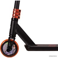 Трюковый самокат Explore Leader Deluxe 2021 (черный/оранжевый)