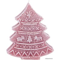 Фигурная свеча Bronco Ель 315-195 (пудровый)