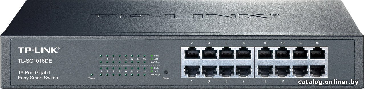Настраиваемый коммутатор TP-Link TL-SG1016DE