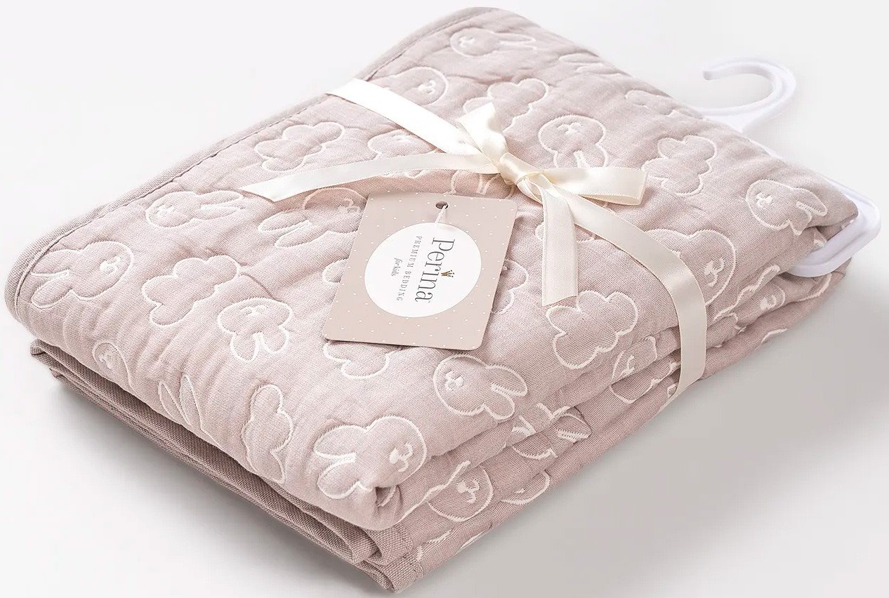 Плед Perina Soft Cotton 110х80 (мокко)