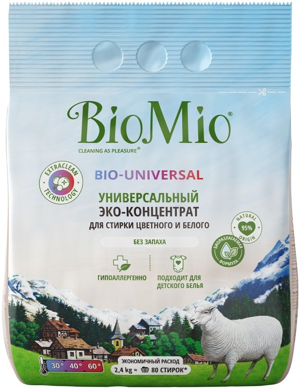 

Стиральный порошок BioMio Colors&Whites (2.4 кг)