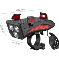 Велосипедный фонарь RockBros P1-1BK