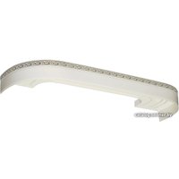 Карниз для штор Legrand Галант Neo Флора 2П 48067013 (2 м, белый глянец)