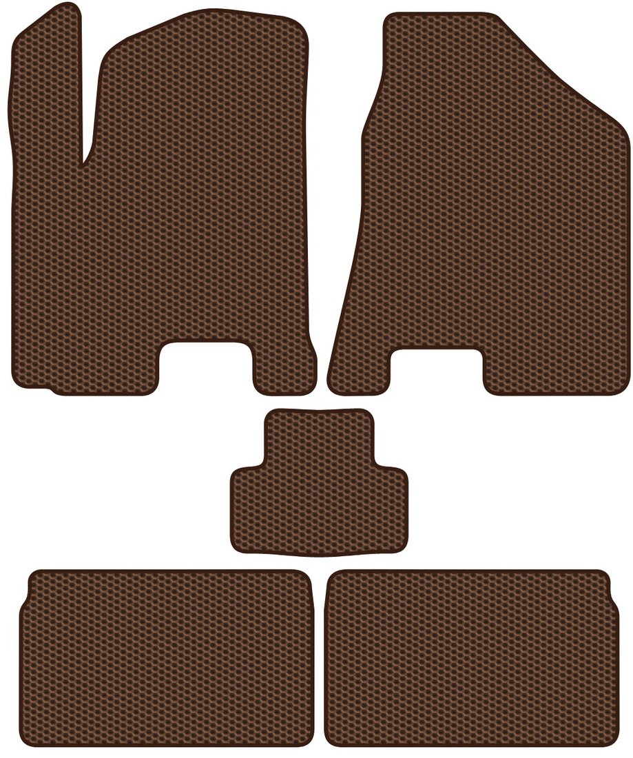 

Комплект ковриков для авто Alicosta Kia Sportage R I (suv / suv) 2022 - Н.В. (коричневый, сота)