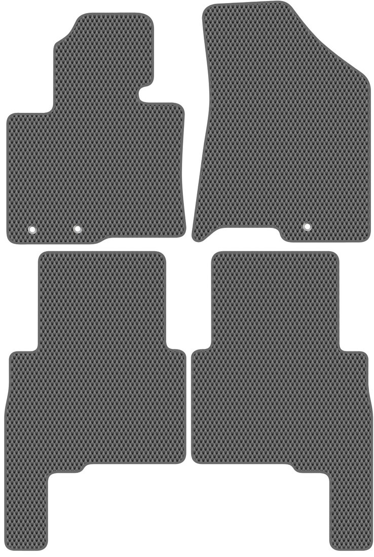 

Комплект ковриков для авто Alicosta Kia Sorento II (suv 5 мест / XM) 2009 - 2012 (серый, ромб)