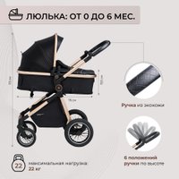 Универсальная коляска Sweet Baby Ranger 2в1 (Black Gold)