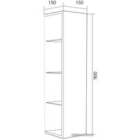  1Марка Полка Cube 15 У83244 (белый)