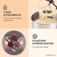Планетарный миксер Klarstein Bella (серебристый)