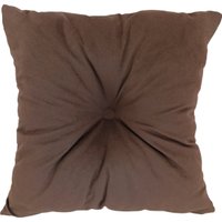 Декоративная подушка Sled Квадратная 40x40x12 (коричневый)