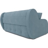 Диван Мебель-АРС Аккордеон Барон НПБ 120x200 (голубой Luna 089)