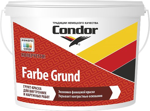 

Акриловая грунтовка Condor Farbe Grund (3.75 кг)