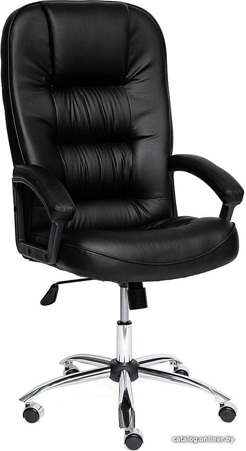 Офисное кресло TetChair Сн9944 (иск. кожа/ткань, хром/черный)