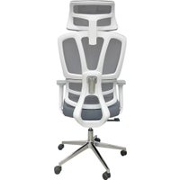 Офисное кресло SitUp Palma White Chrome (сетка Grey/Grey)