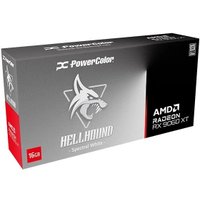 Видеокарта PowerColor Hellhound Spectral White AMD Radeon RX 9060 XT 16GB GDDR6 RX9060XT 16G-L/OC/WHITE