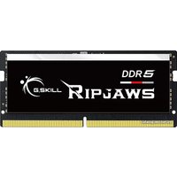 Оперативная память G.Skill Ripjaws 16ГБ DDR5 SODIMM 4800МГц F5-4800S4039A16GX1-RS