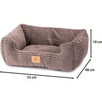 Лежак Ferplast Sweetie Corduroy 55 83885521 (коричневый)