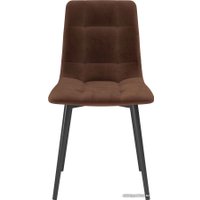 Стул Олмеко Белла П00325937 (велюр тенерифе шоколад/черный)