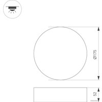 Светодиодная панель Arlight SP-RONDO-R175-16W Day4000 022238(2)