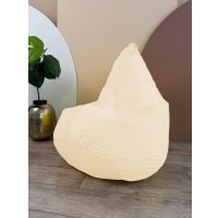 Кресло-мешок Flagman Груша Софт 130x85 XXL GXL.1-13 (слоновая кость)