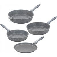 Набор сковород Elan Gallery Гармония вкуса 120570+4 (серый мрамор)