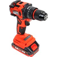 Ударная дрель-шуруповерт Edon UAD-21PBL (с 2-мя АКБ, кейс)