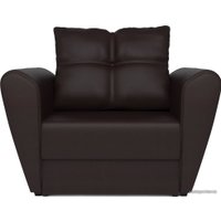 Кресло-кровать Мебель-АРС Квартет (экокожа, шоколад)