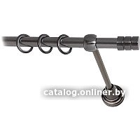 Карниз для штор Lm Decor Цилиндр 088 1р гладкий (антрацит, 1.6м)