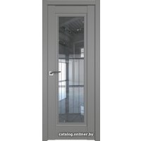 Межкомнатная дверь ProfilDoors 2.35U L 80x200 (грей, стекло прозрачное)