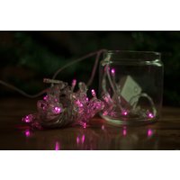 Светодиодная гирлянда Огоньки Диод 008 50 LED 5 м (розовый)