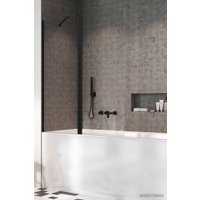 Стеклянная шторка для ванны Radaway Nes Black PND II 110 L