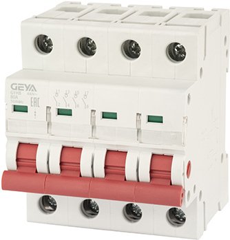 

Выключатель нагрузки GEYA 4P 80А 12кА GYH84P80