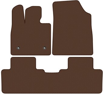 Комплект ковриков для авто Alicosta BYD Song Plus I (suv / SUV) 2020 - 2024 (коричневый, сота)