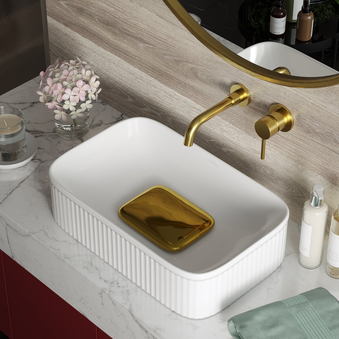 

Умывальник Roxen Pablo Gold 570205